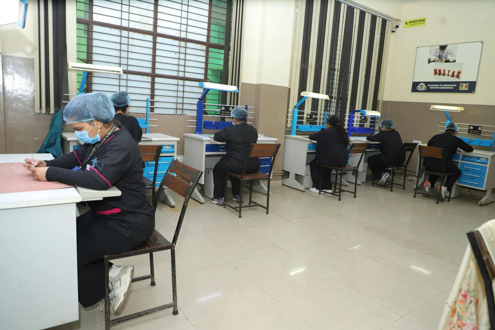 Postgraduate work stations, Postgraduate section (MDS), Department of Conservative Dentistry & Endodontics, Inderprastha Dental College