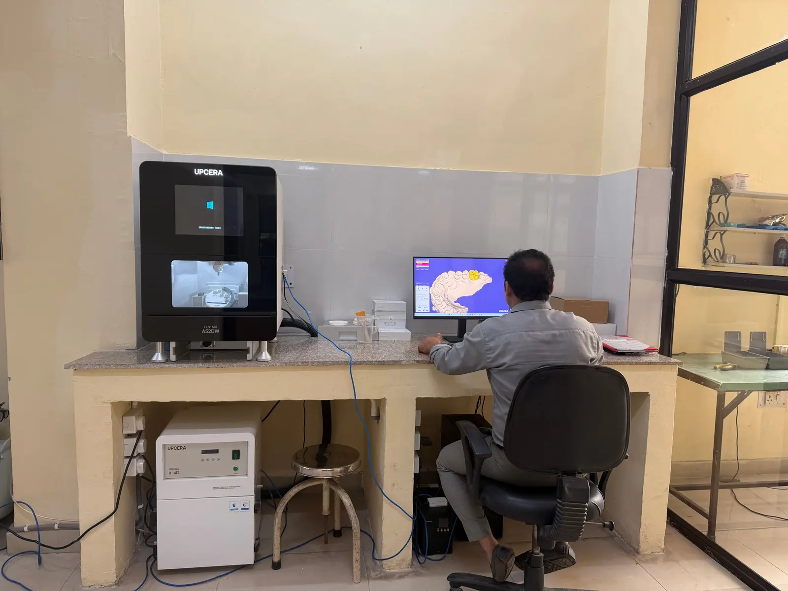 Centralised CAD/CAM lab, Postgraduate section (MDS), Department of Conservative Dentistry & Endodontics, Inderprastha Dental College