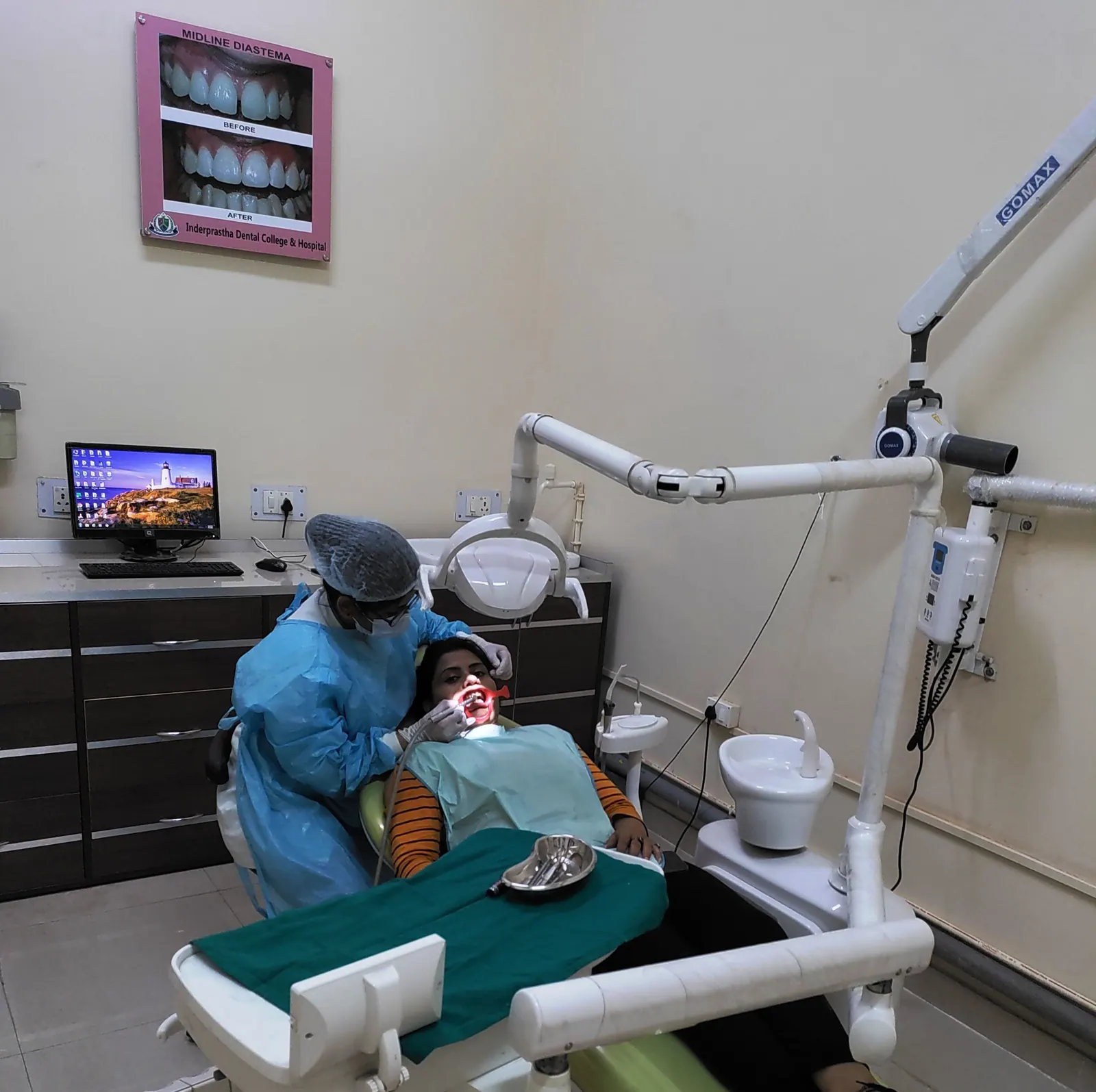 Digital radiography (RVG) room, Undergraduate section (BDS), Department of Conservative Dentistry & Endodontics, Inderprastha Dental College