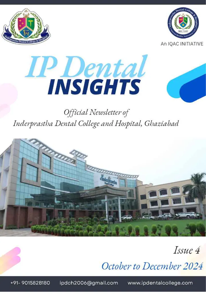 Cover of IP Dental Insights, issue 4, October – December 2024
