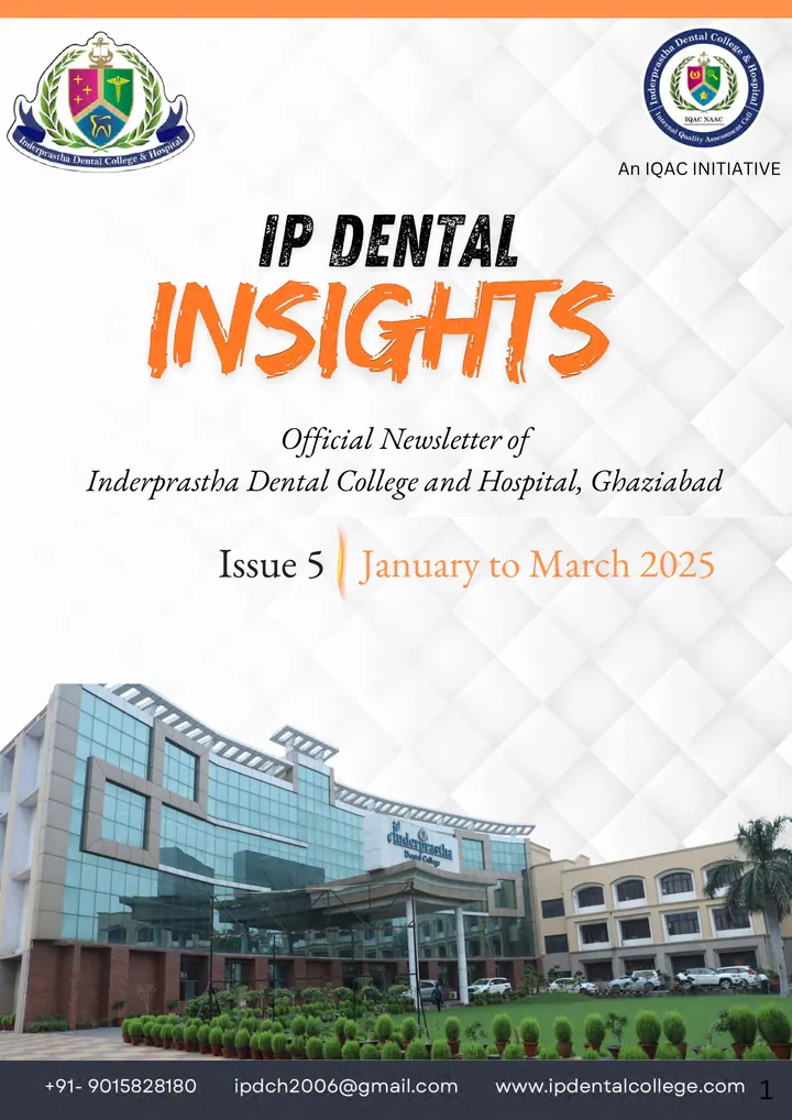 Cover of IP Dental Insights, issue 5, January – March 2025