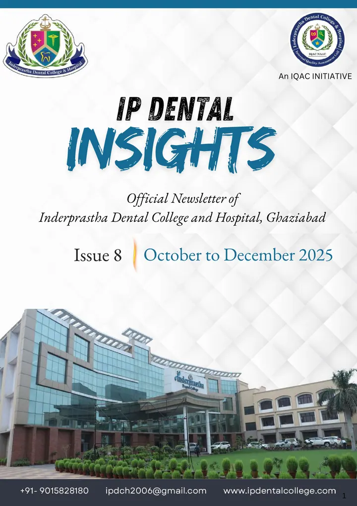 Cover of IP Dental Insights, issue 8, October – December 2025