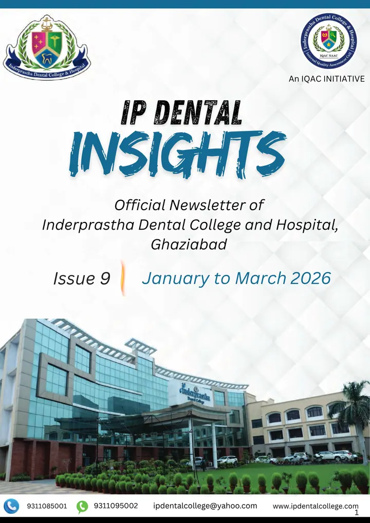 Cover of IP Dental Insights, issue 9, January – March 2026