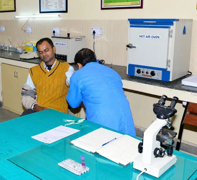 Haematology laboratory, Department of Oral Pathology & Microbiology, Inderprastha Dental College
