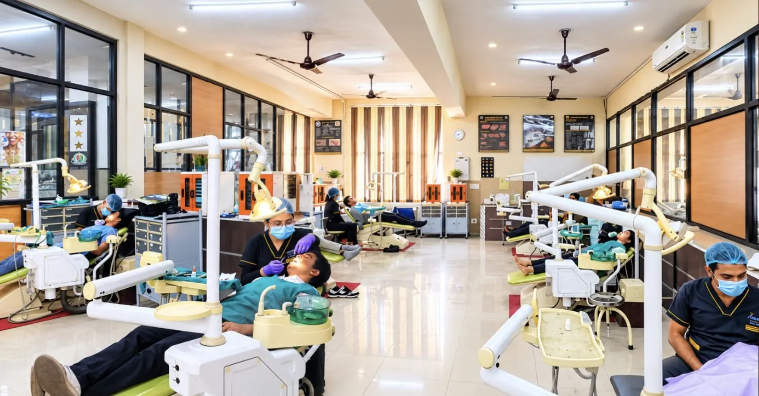Postgraduate clinic, Department of Orthodontics & Dentofacial Orthopaedics, Inderprastha Dental College