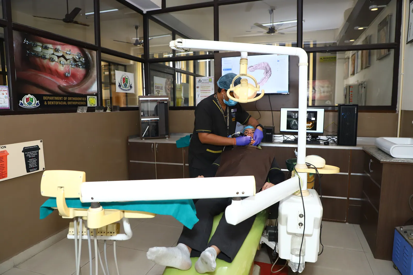 Intraoral scanning room, Department of Orthodontics & Dentofacial Orthopaedics, Inderprastha Dental College