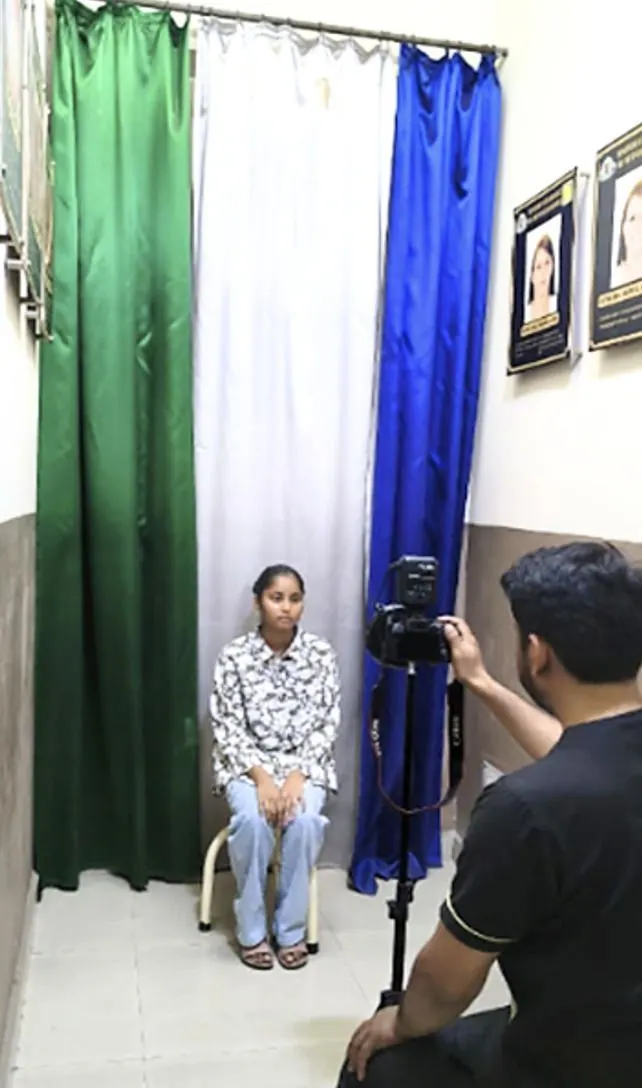 Clinical photography room, Department of Orthodontics & Dentofacial Orthopaedics, Inderprastha Dental College