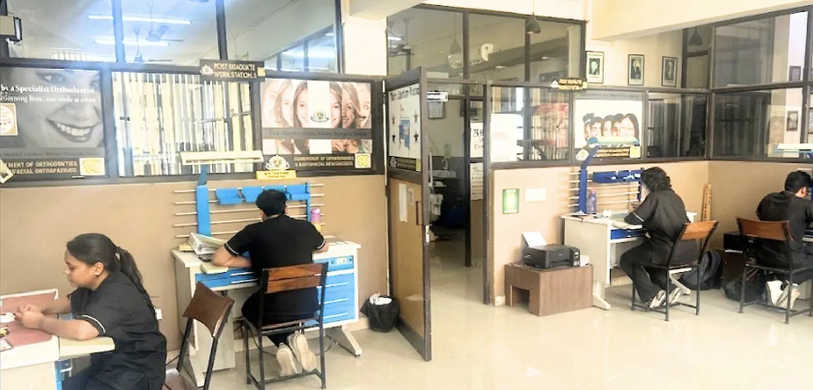 Postgraduate work stations, Department of Orthodontics & Dentofacial Orthopaedics, Inderprastha Dental College