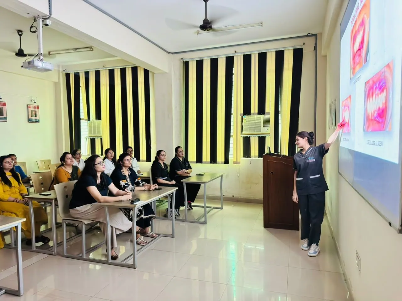 Seminar room, Postgraduate section (MDS), Department of Paedodontics & Preventive Dentistry, Inderprastha Dental College