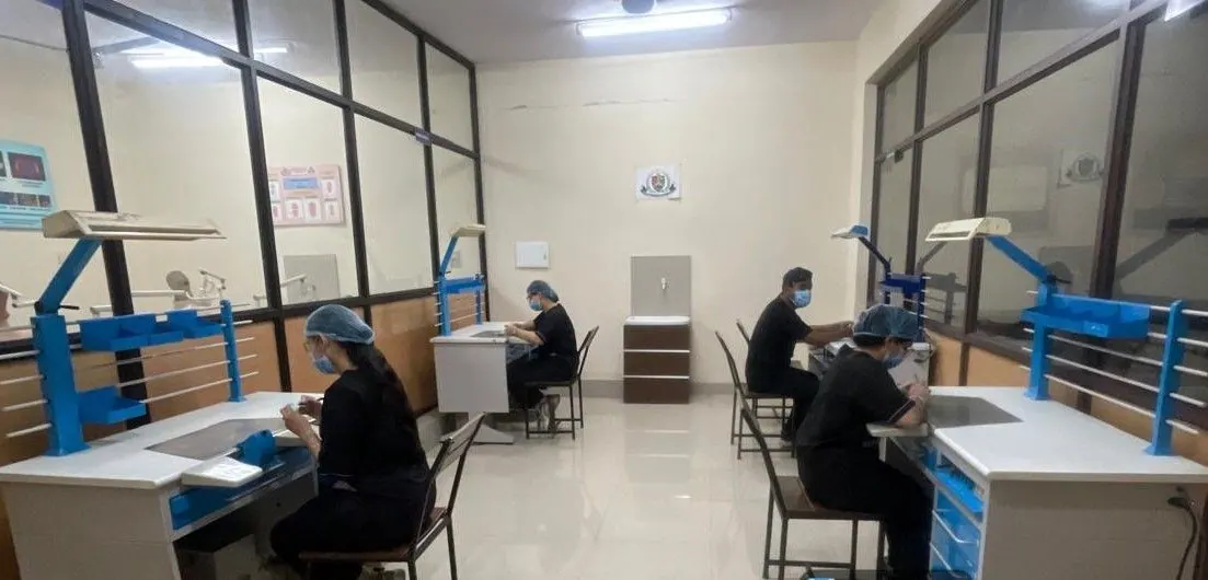 Pre-clinical work stations, Postgraduate section (MDS), Department of Paedodontics & Preventive Dentistry, Inderprastha Dental College