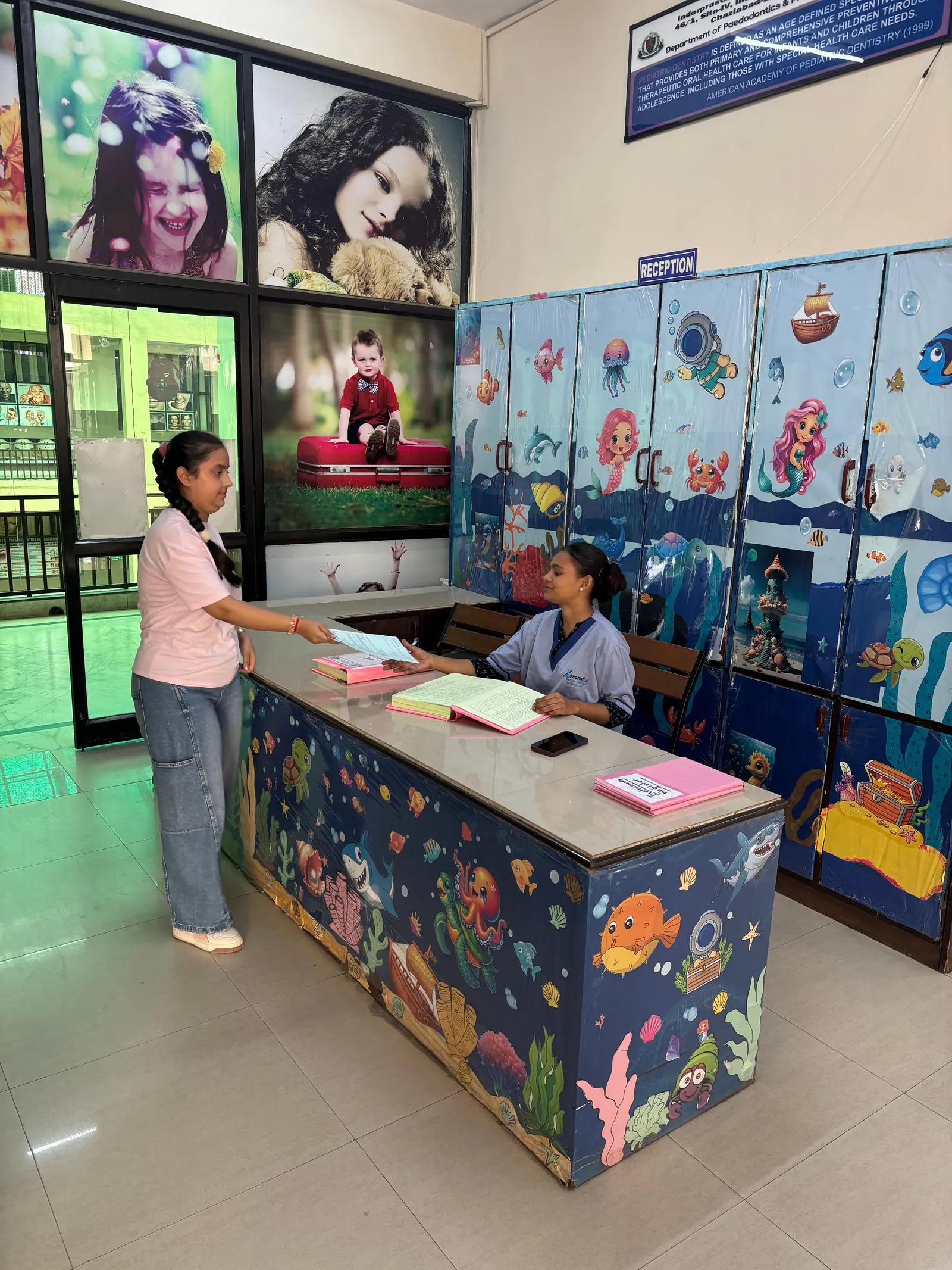 Reception, Undergraduate section (BDS), Department of Paedodontics & Preventive Dentistry, Inderprastha Dental College