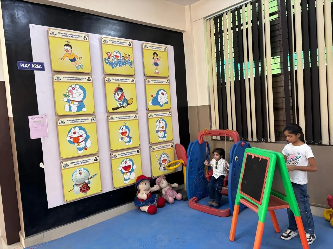Children's play area, Undergraduate section (BDS), Department of Paedodontics & Preventive Dentistry, Inderprastha Dental College