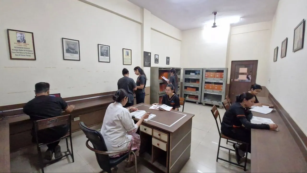 Departmental library, Department of Periodontology, Inderprastha Dental College
