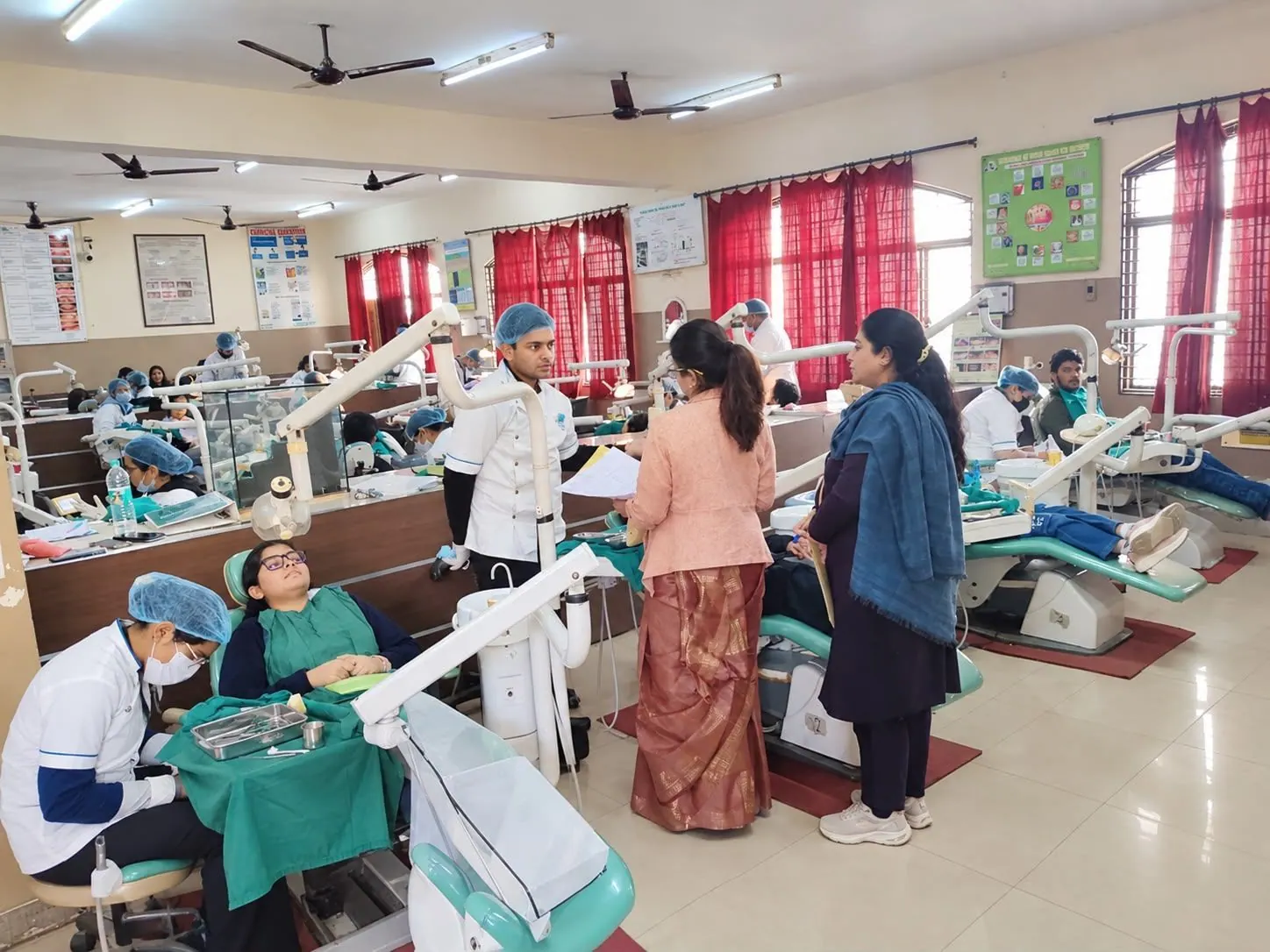 Clinical area, Department of Public Health Dentistry, Inderprastha Dental College