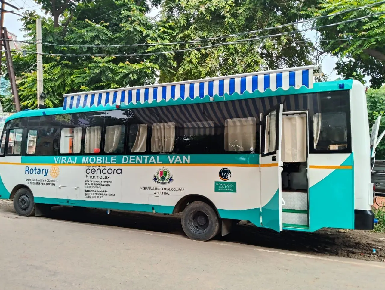 Viraj mobile dental van, Department of Public Health Dentistry, Inderprastha Dental College