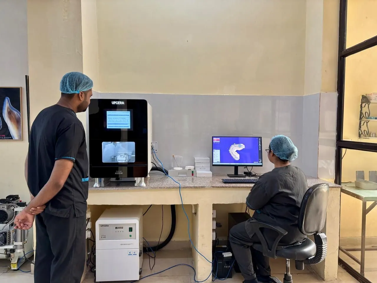Digital CAD/CAM laboratory, Postgraduate section (MDS), Department of Prosthodontics and Crown & Bridge, Inderprastha Dental College